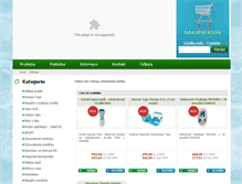 Tablet Screenshot of medical-shop.cz