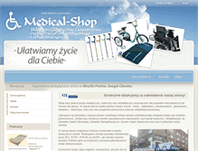 Tablet Screenshot of medical-shop.com.pl